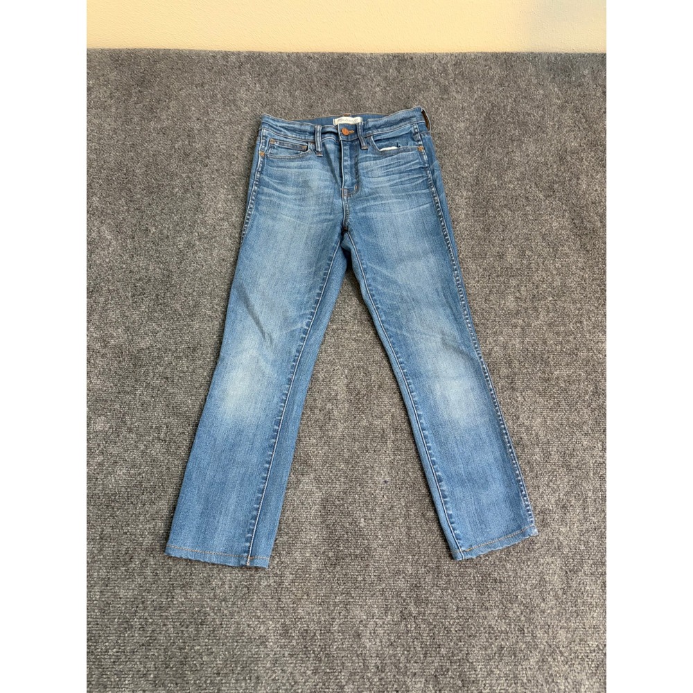 Madewell 10 High Riser Skinny Skinny Jeans Blue Medium Wash Size 26 E9690